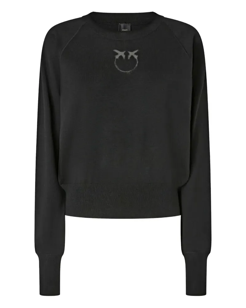 Pinko Pullover mit rundem Ausschnitt - Schwarz Schwarz