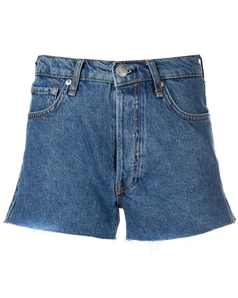 Rag & Bone Bitty Jeans-Shorts Blau