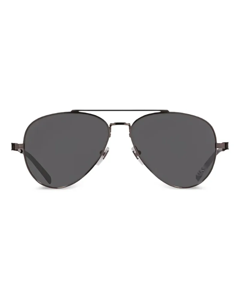 Gucci Sonnenbrille mit Metallgestell - Grau Grau