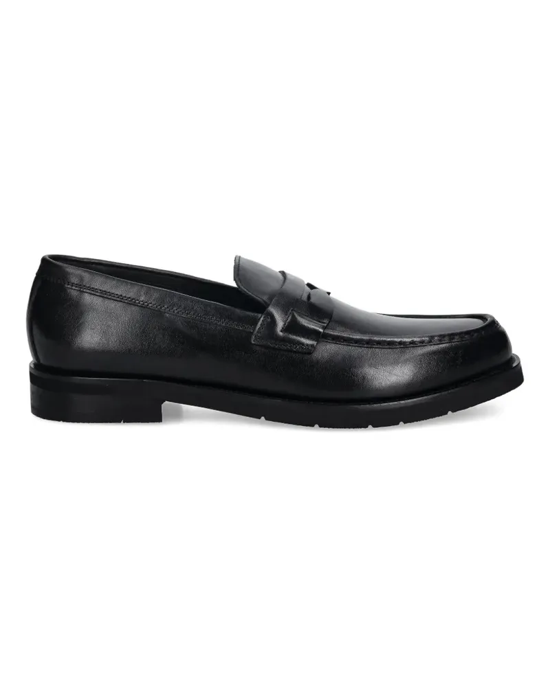 Baldinini leather penny loafers - Schwarz Schwarz