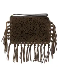 Isabel Marant Flat Clutch Braun