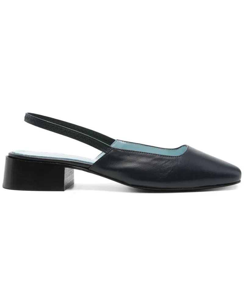 NICOLE SALDAÑA Paz Slingback-Pumps 35mm - Blau Blau