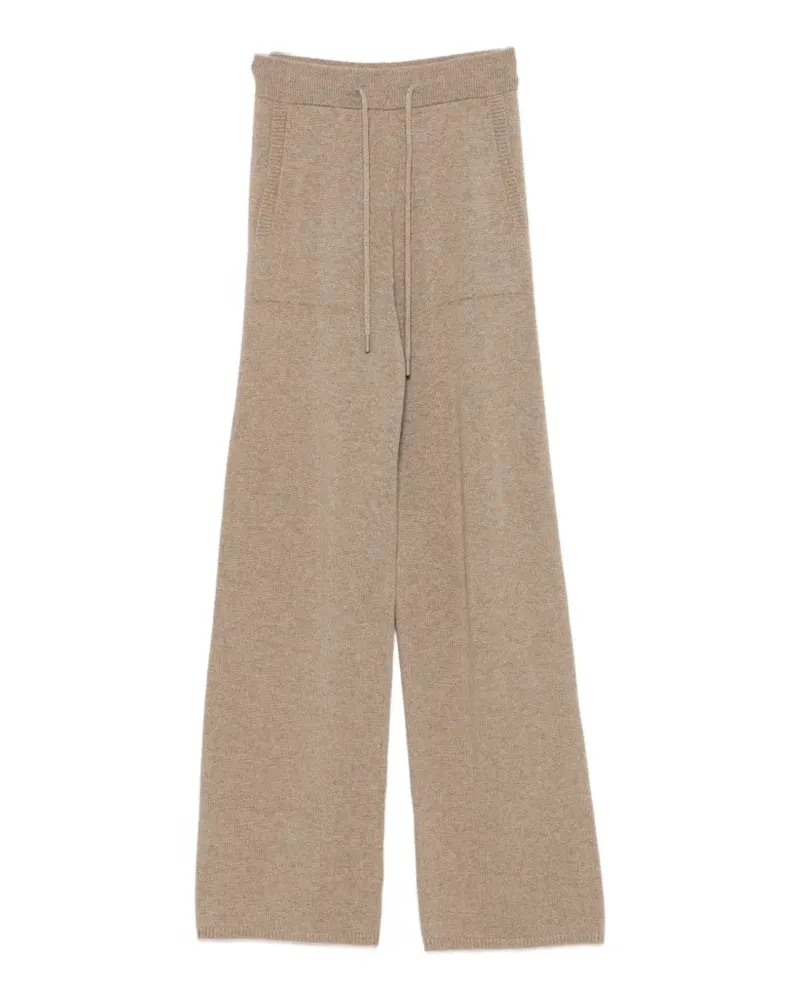 Max Mara drawstring-waist knitted trousers - Nude Nude