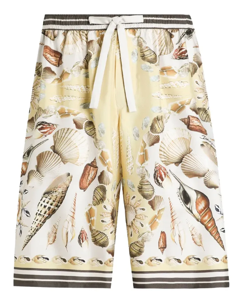 Dolce & Gabbana Bermudas aus Seide - Nude Nude
