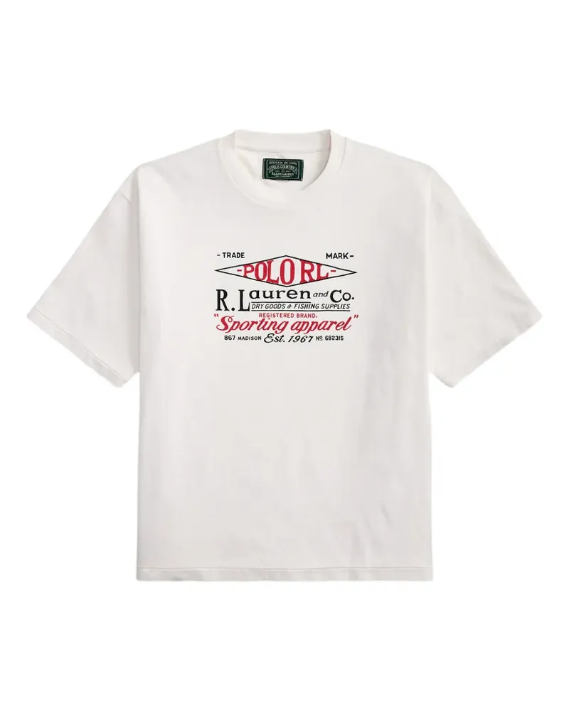 Ralph Lauren T-Shirt mit grafischem Print - Weiß Weiß