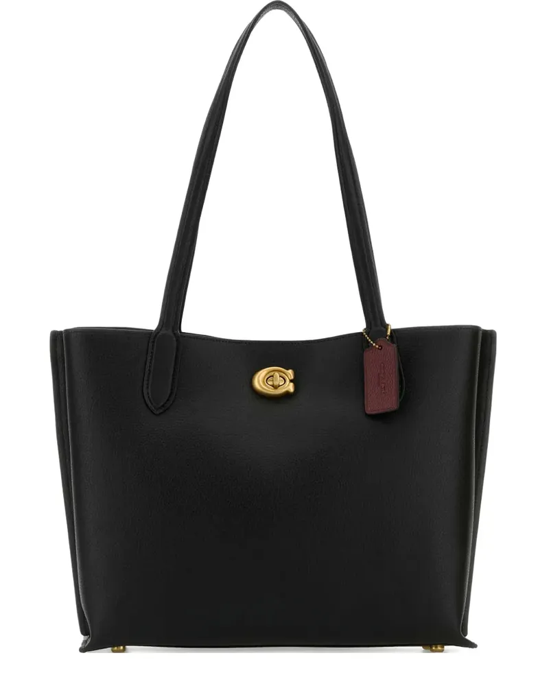 Coach Handtasche aus Leder - Schwarz Schwarz