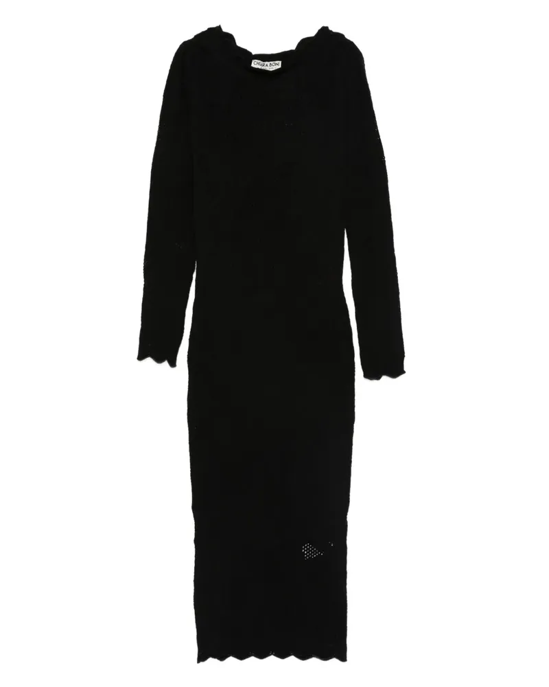 Chiara Boni Biamka Midikleid - Schwarz Schwarz