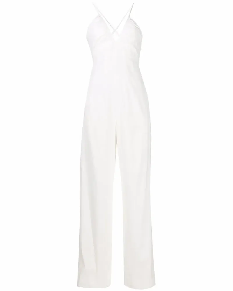 Rag & Bone Jumpsuit mit weitem Bein - Weiß Weiß