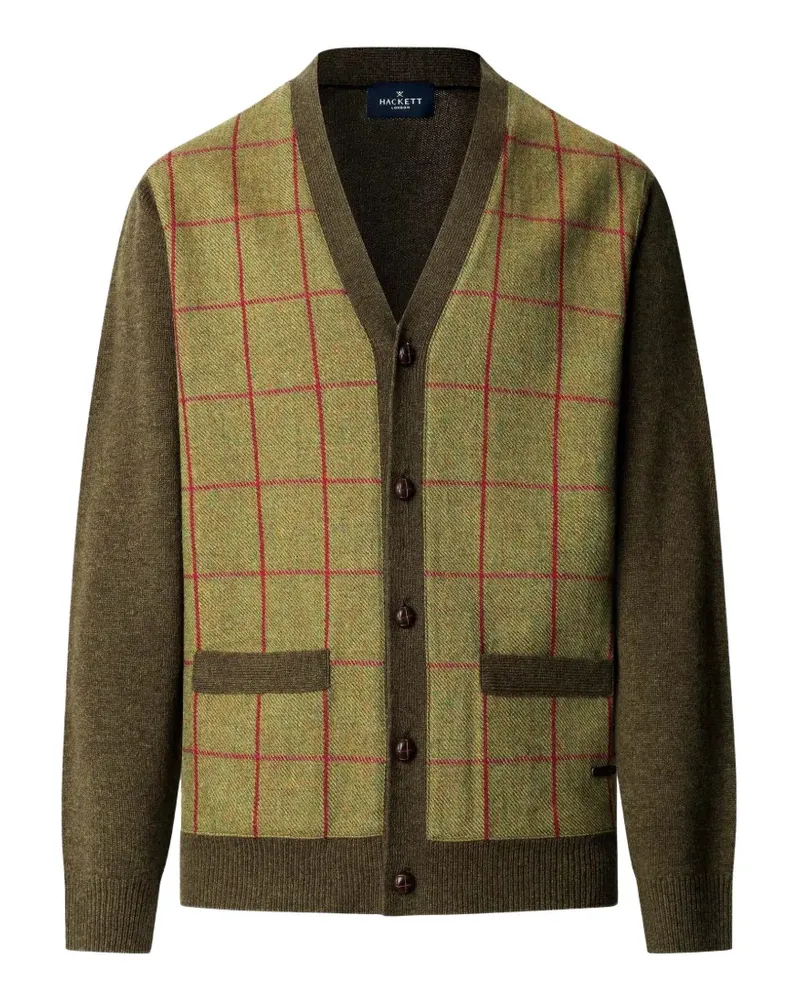 Hackett Cardigan mit V-Ausschnitt - Grün Grün