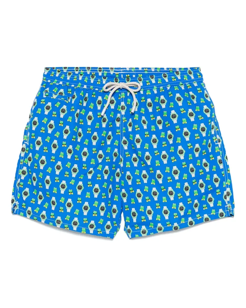 MC2 Saint Barth Lightning Micro Fantasy Badeshorts - Blau Blau