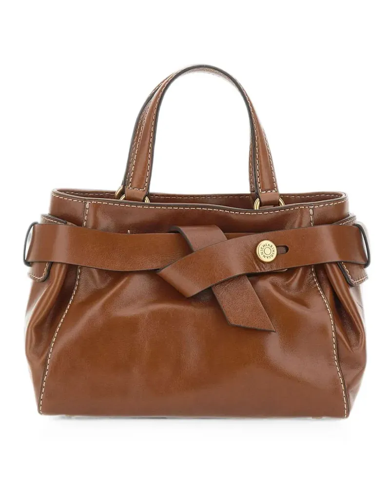 Gianni Chiarini Kleine Miranda Tote Bag mit Knoten - Braun Braun