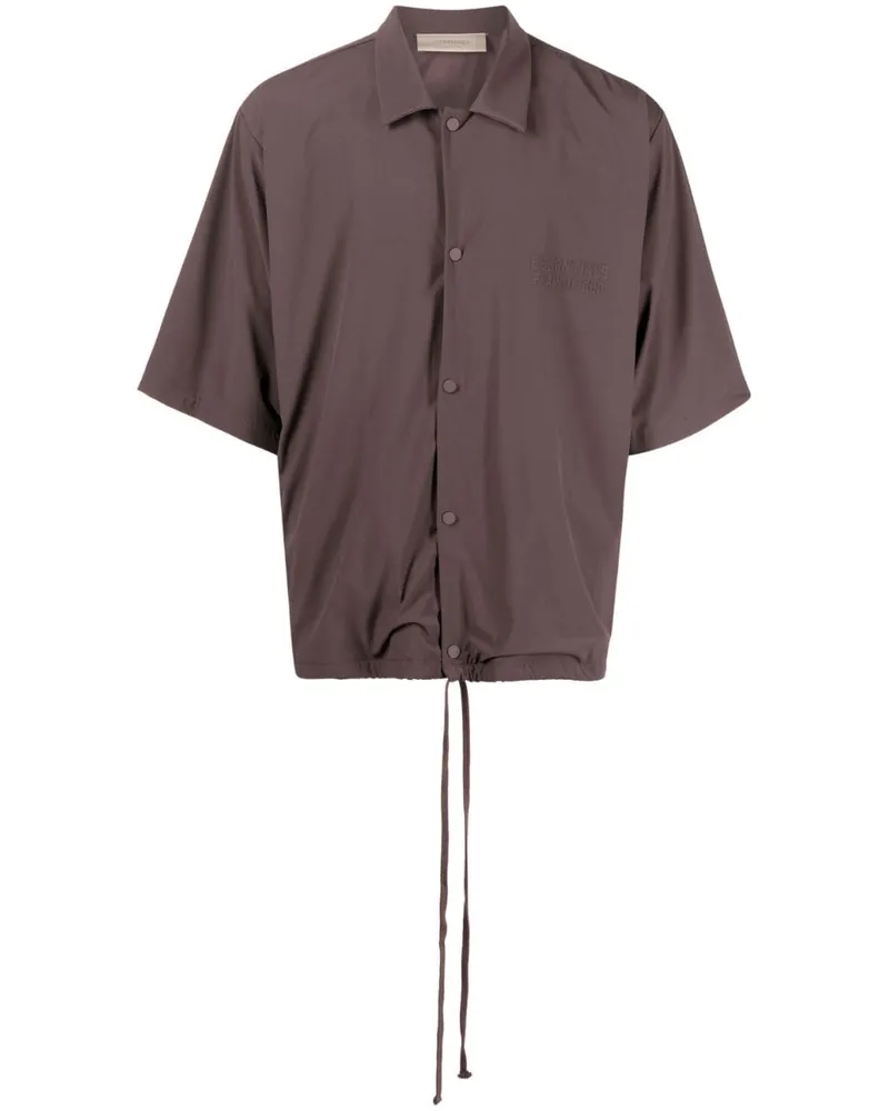 Fear of God Hemd mit Logo - Braun Braun