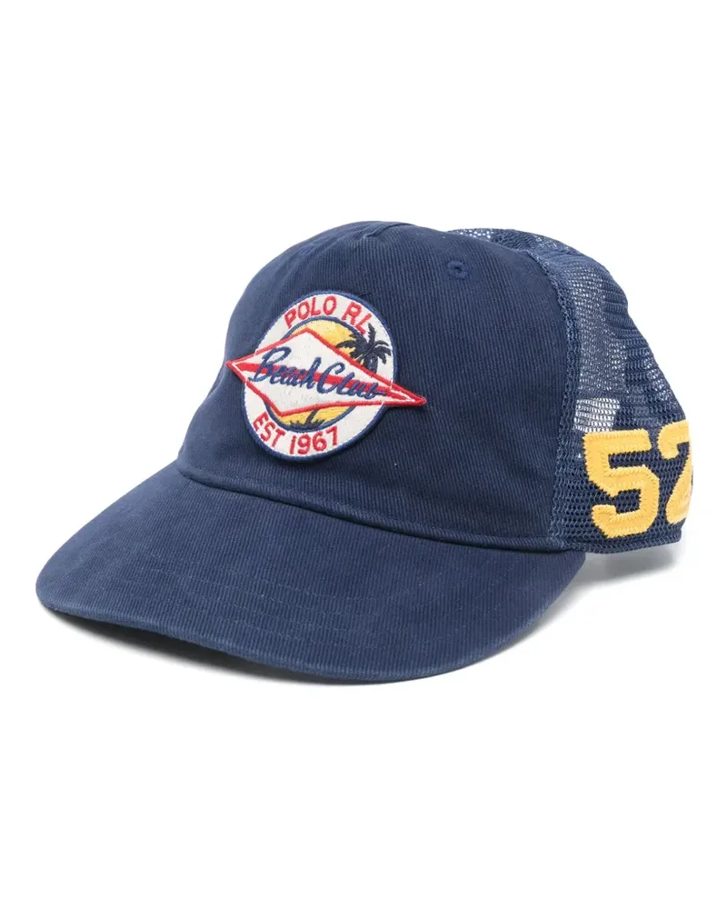 Ralph Lauren Baseballkappe mit Logo-Patch - Blau Blau