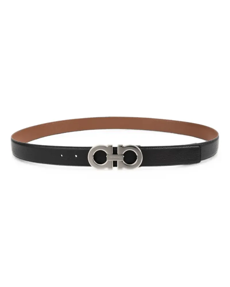 Ferragamo Gürtel mit Gancini Switch Schnalle - Schwarz Schwarz