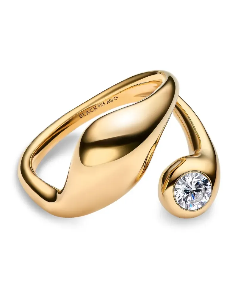 Maria Black Mermaid ring - Gold Gold