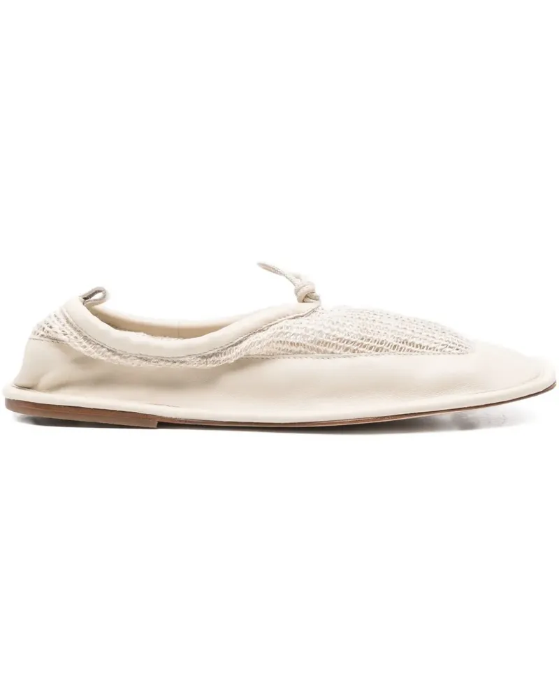 HEREU Puntera Ballerinas mit Netzeinsatz - Nude Nude