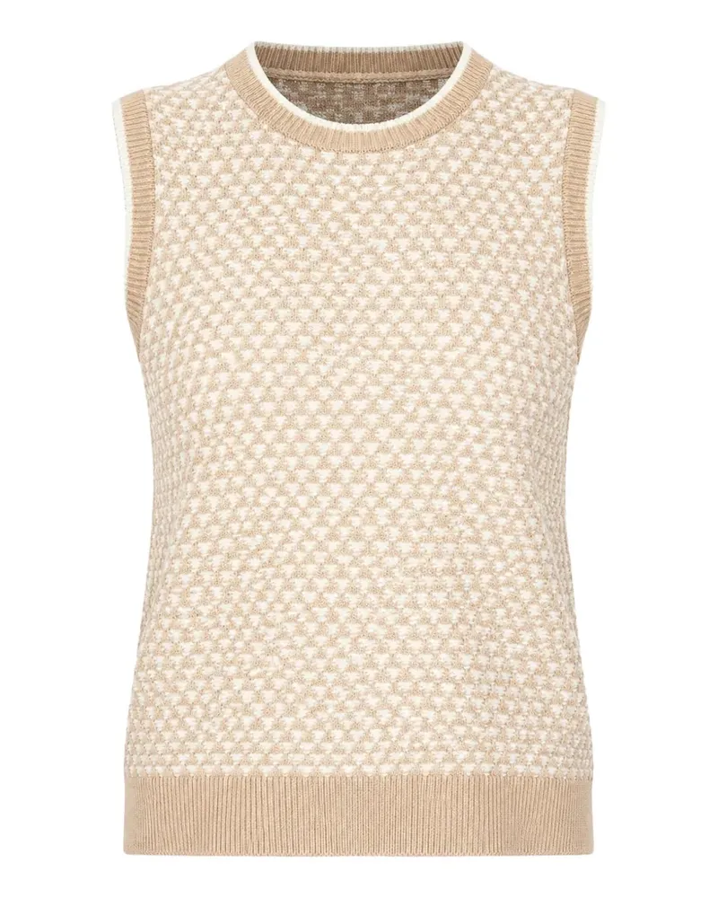 Varley Jenson Pullover mit geometrischem Muster - Nude Nude