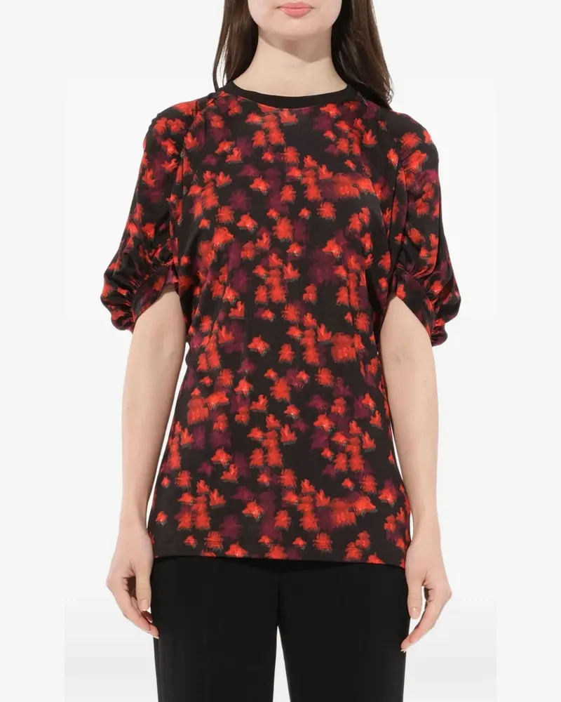 Givenchy T-Shirt mit abstraktem Print - Schwarz Schwarz