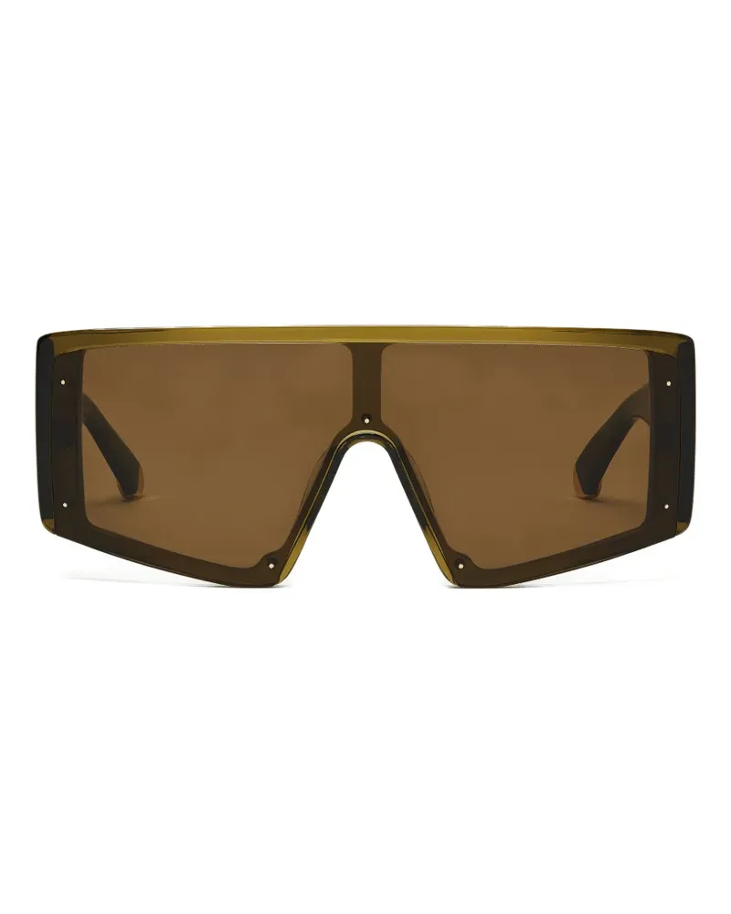 Stella McCartney Sonnenbrille mit geometrischem Gestell - Grün Grün