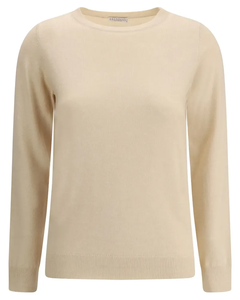 Brunello Cucinelli Pullover aus Kaschmir - Nude Nude