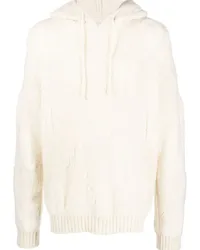 Nanushka Gestrickter Hoodie Nude