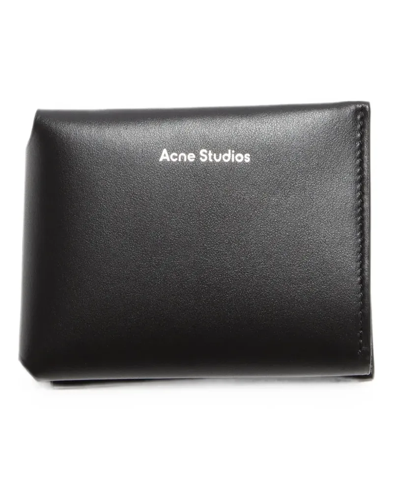 Acne Studios folded card holder - Schwarz Schwarz