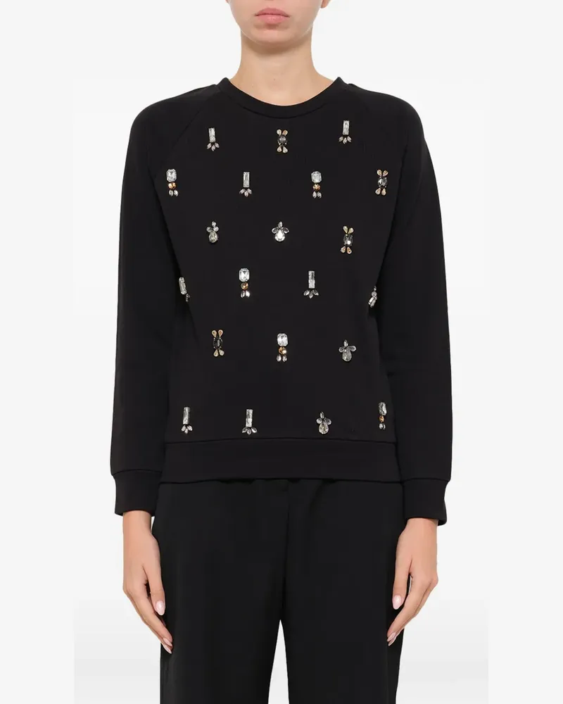 Lanvin embroidered jersey sweater - Schwarz Schwarz