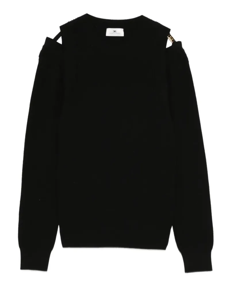 Elisabetta Franchi Pullover mit Cut-Outs - Schwarz Schwarz