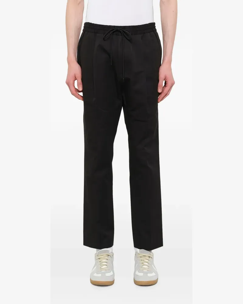 JUUN.J drawstring elasticated trousers - Schwarz Schwarz