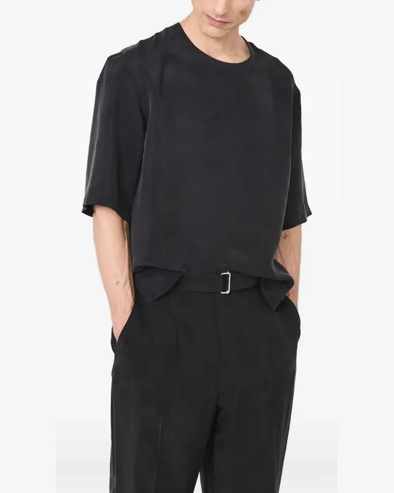 Maison Margiela T-Shirt mit Rundhalsausschnitt - Schwarz Schwarz
