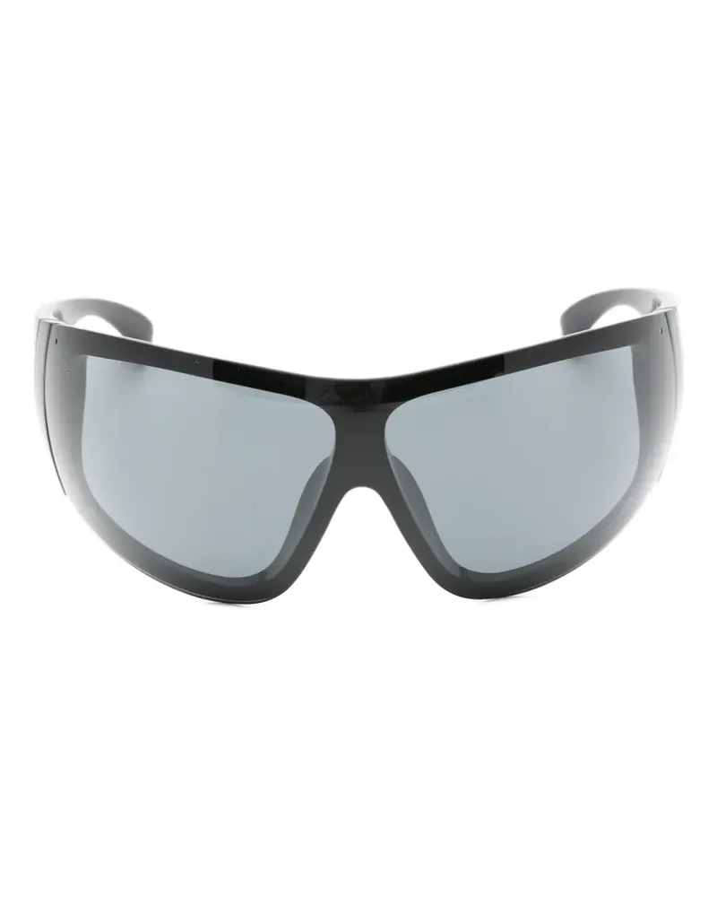 Saint Laurent Sonnenbrille mit Oversized-Gestell - Schwarz Schwarz
