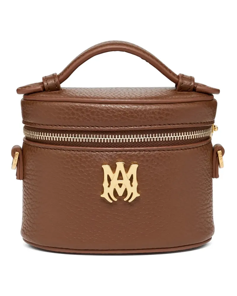 Amiri Nano Kosmetiktasche mit Logo - Braun Braun