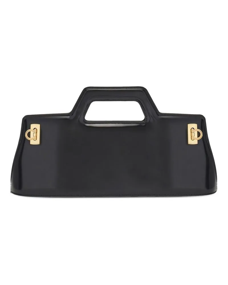 Ferragamo Gancini Handtasche Schwarz