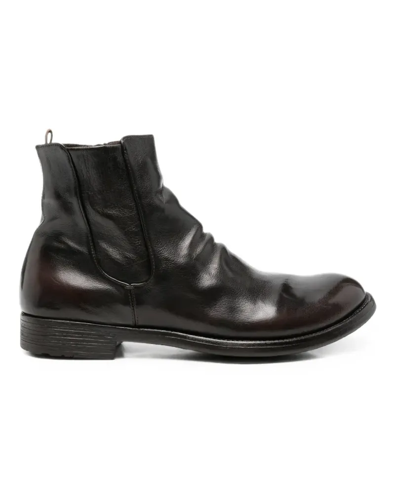 Officine Creative Italia Hive Stiefel mit Reißverschluss - Schwarz Schwarz