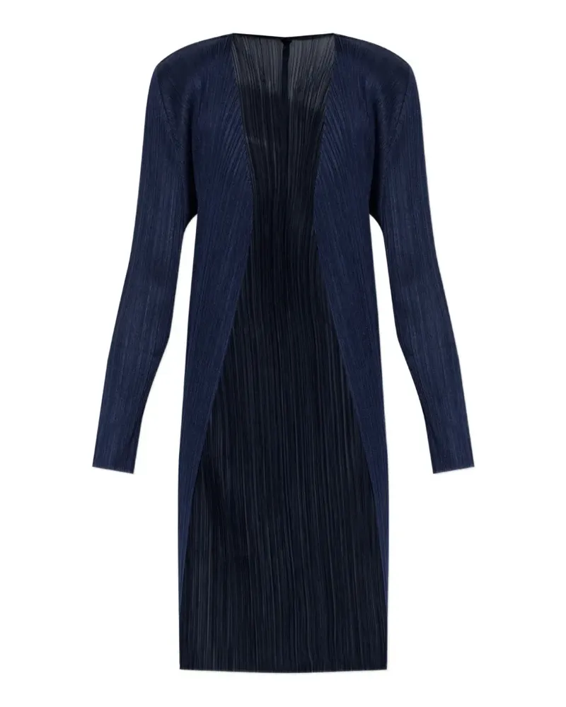 Issey Miyake Jacke mit Falten - Blau Blau