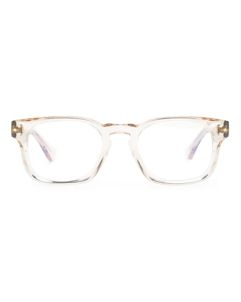 Cutler and Gross Brille mit breitem Gestell - Nude Nude