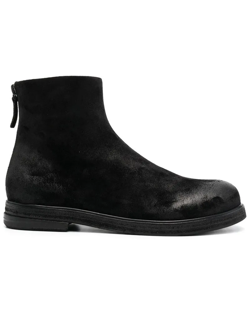 Marsèll Stiefeletten aus Wildleder - Schwarz Schwarz