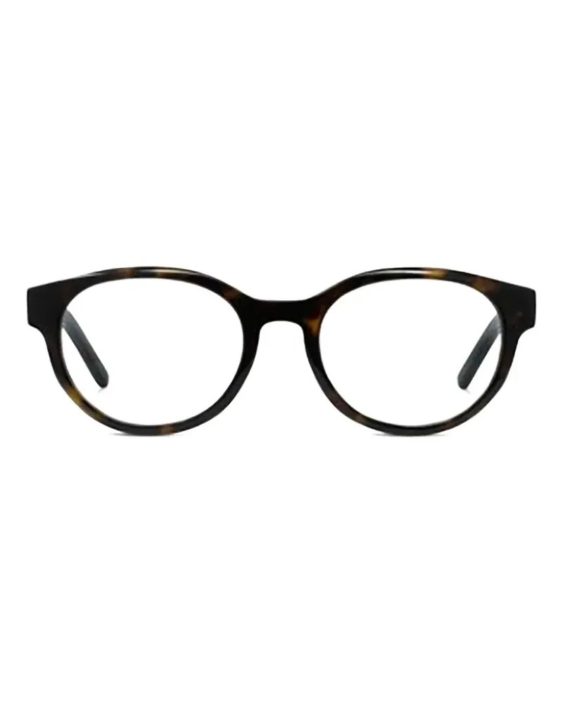 Givenchy oval-frame glasses - Schwarz Schwarz