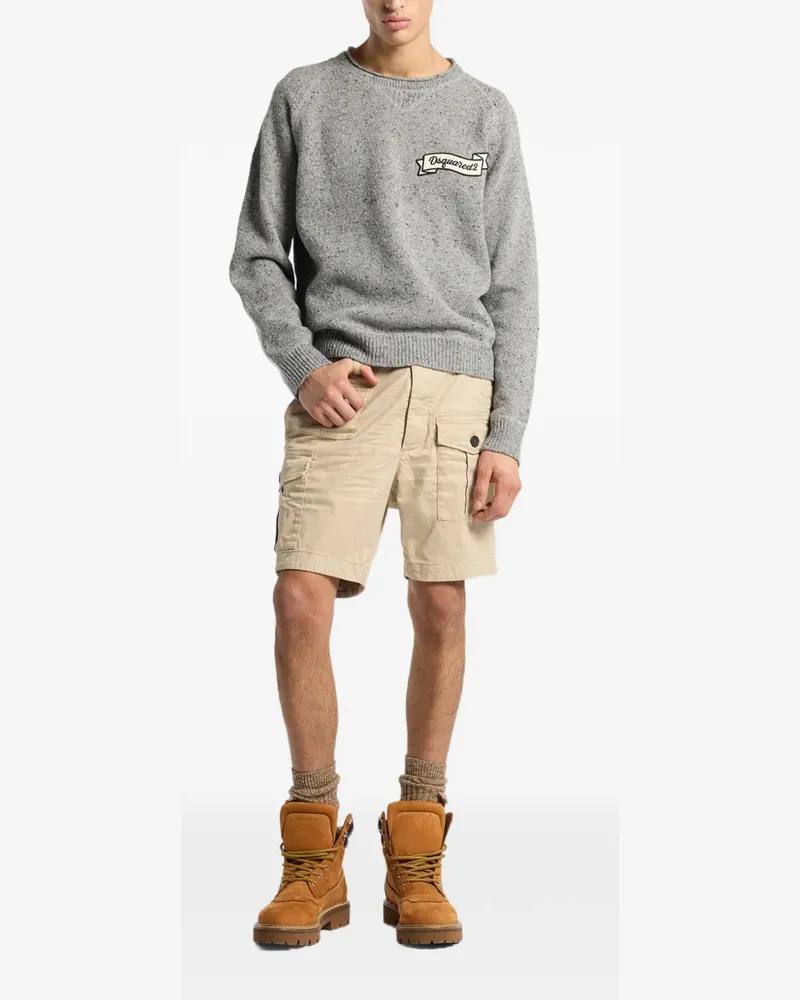 Dsquared2 Cargo-Shorts mit Knöpfen - Nude Nude