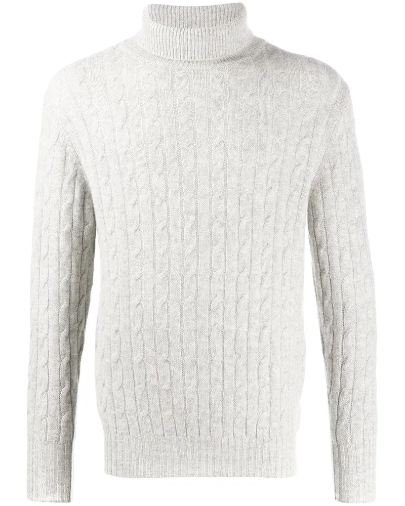 N.Peal 007' Rollkragenpullover - Grau Grau