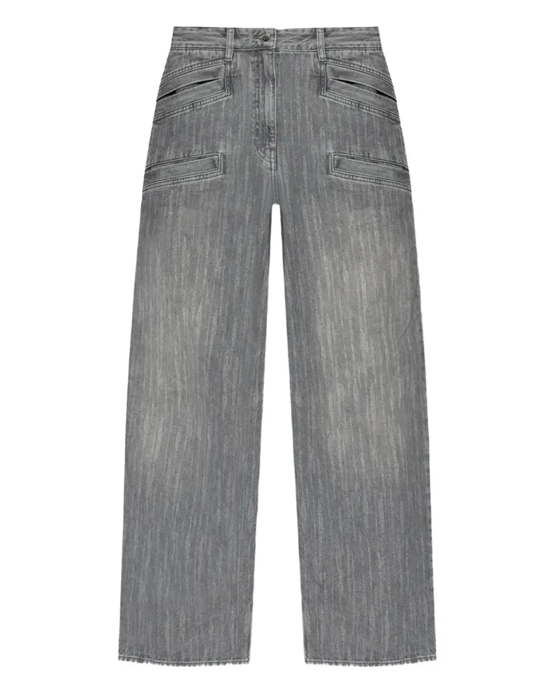 IRO High-Waist-Hosen - Grau Grau