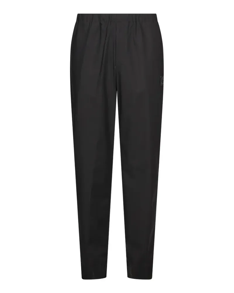 Undercover elasticated-waist logo-patch trousers - Schwarz Schwarz