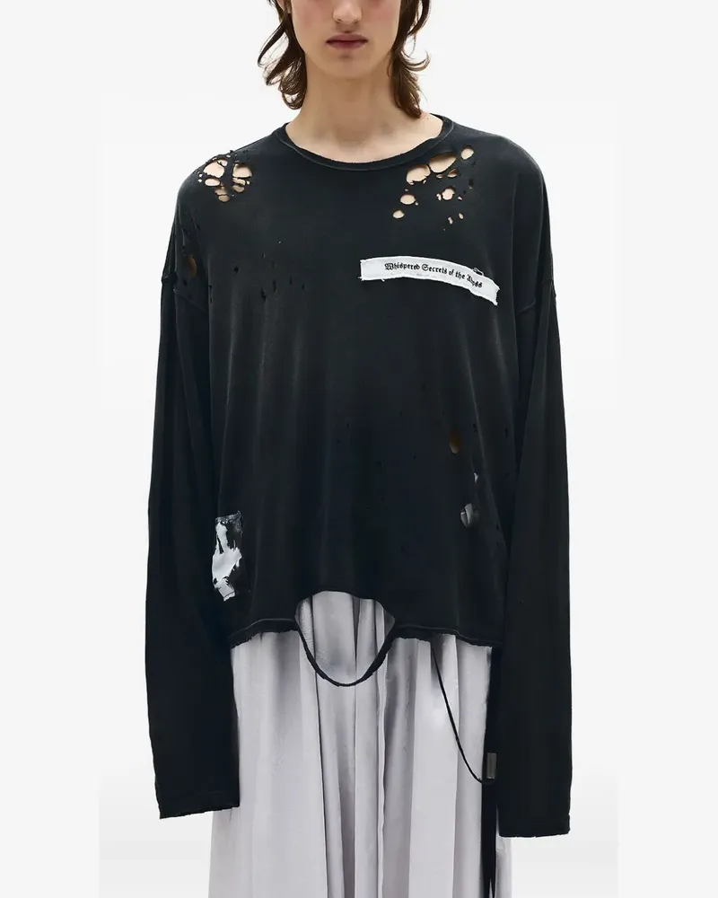 Ann Demeulemeester Emil T-Shirt - Schwarz Schwarz