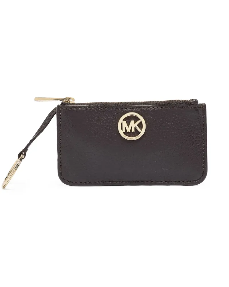 Michael Kors Portemonnaie mit Logo-Schild - Braun Braun