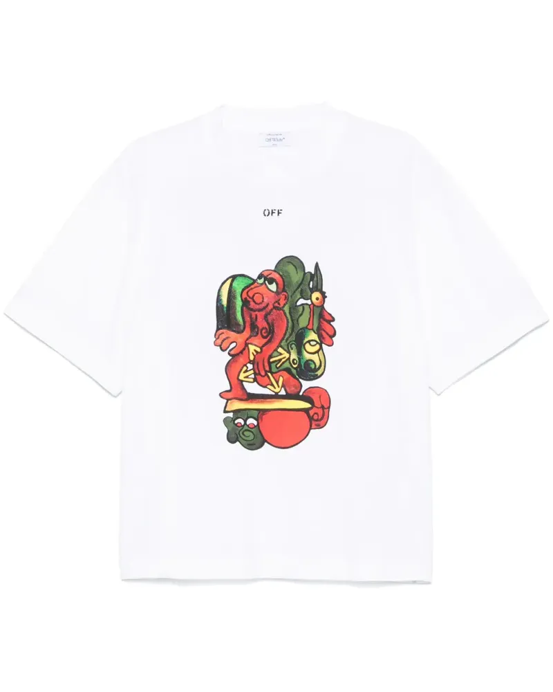 OFF-WHITE Nana Arrow Skate T-Shirt - Weiß Weiß