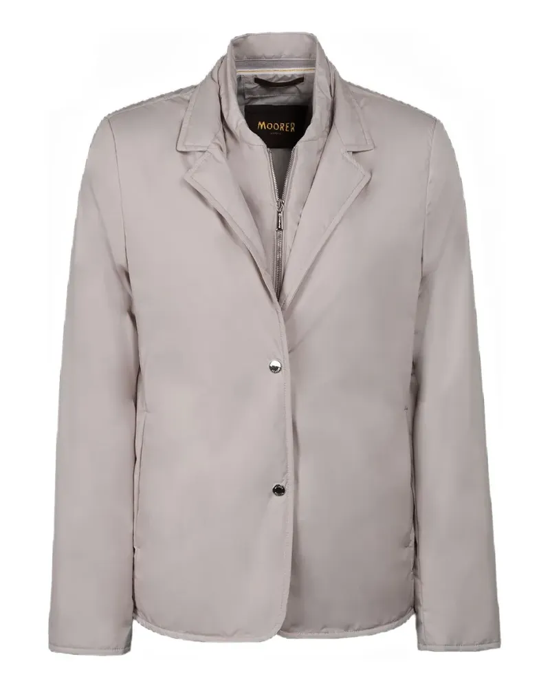 MOORER Ifigenia buttoned single-breasted blazer - Grau Grau