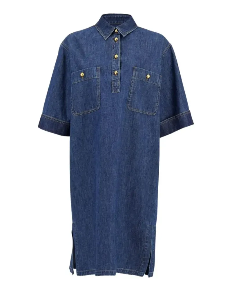 Valentino Garavani Jeanskleid mit Knopfverschluss - Blau Blau