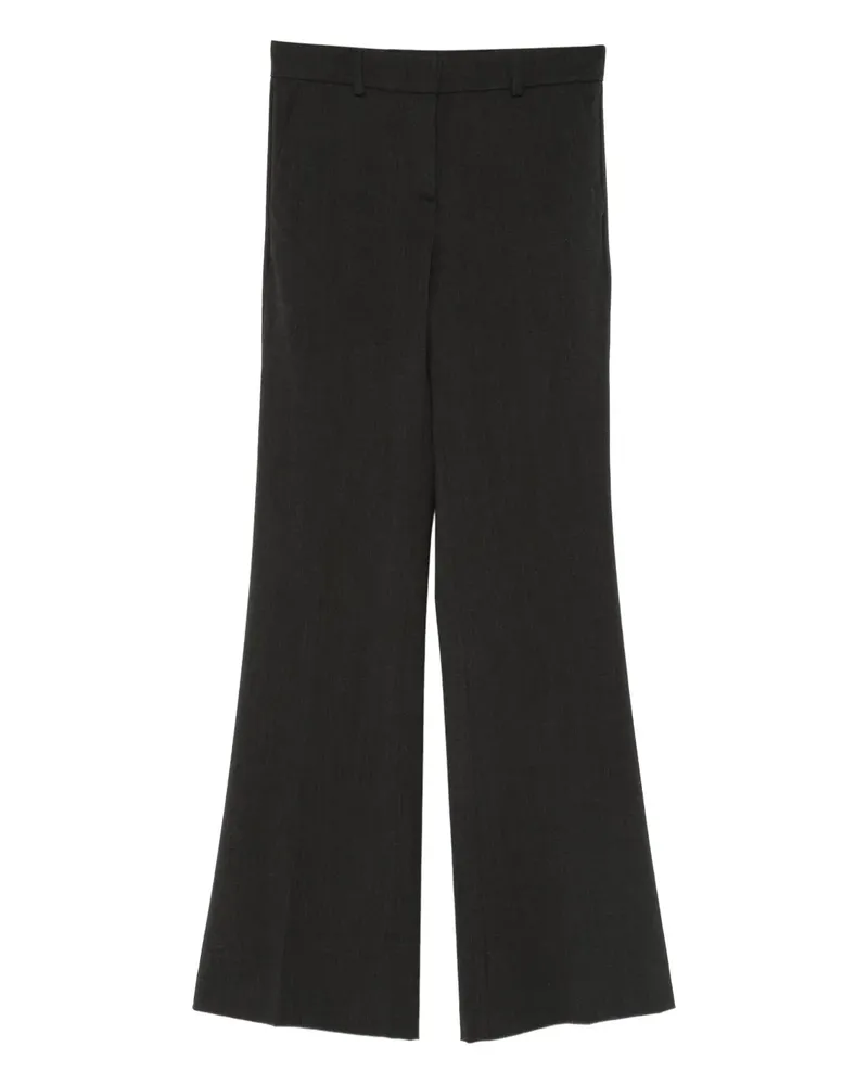 Alberto Biani flared zip-fastening trousers - Grau Grau