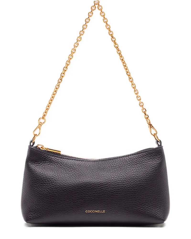 Coccinelle Aura Schultertasche mit Kettenriemen - Violett Violett