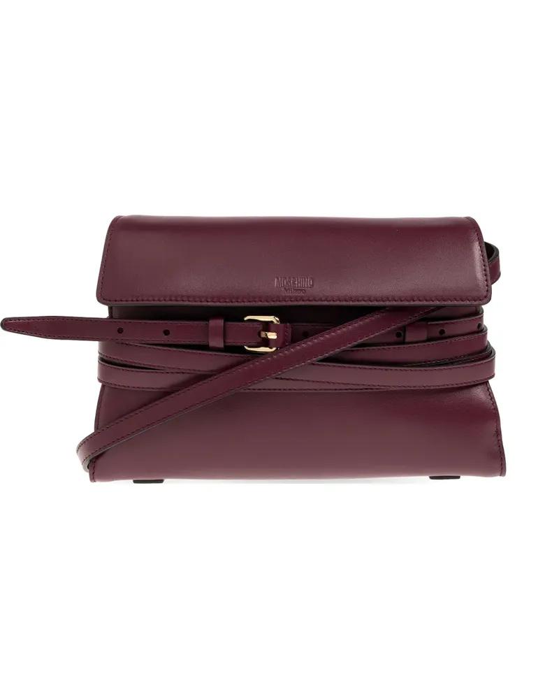 Moschino buckle strap tote bag - Rot Rot